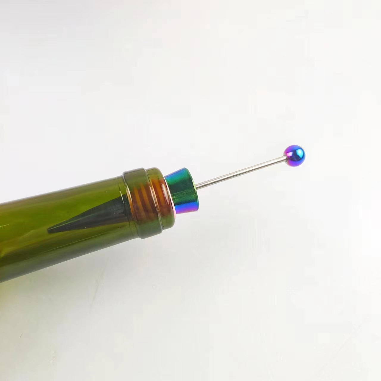 Wholesale Beadable Utensils DIY Zinc Alloy Colorful Red Wine Stopper