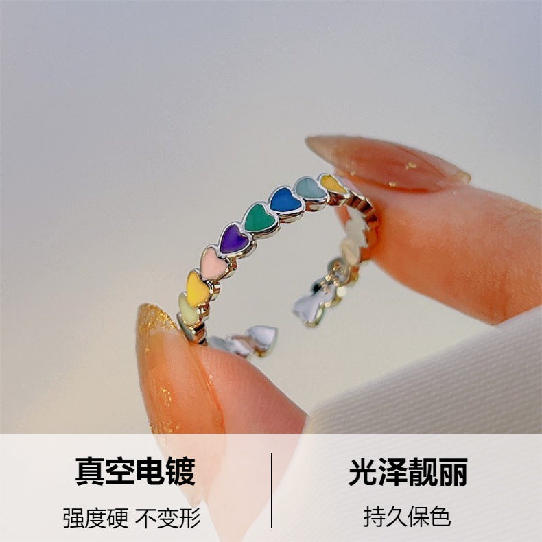 Amor al por mayor Love Apertura de cobre anillos de cobre