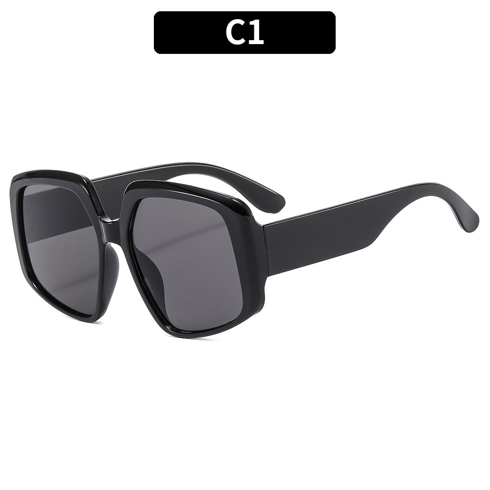 Wholesale Irregular Large Frame PC Sunglasses