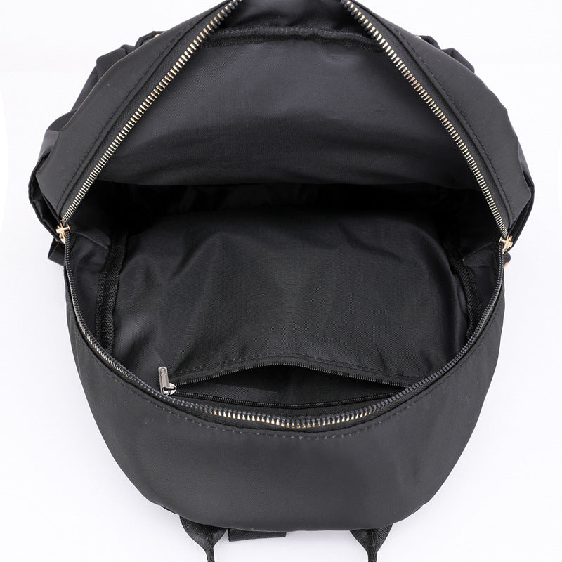 Wholesale Solid Color Diamond Car Stitching Rivets Oxford Cloth Backpack