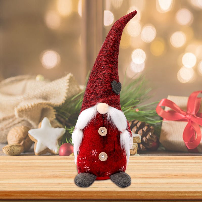 Wholesale Christmas Doll Knitted Pointed Hat Sitting Decoration