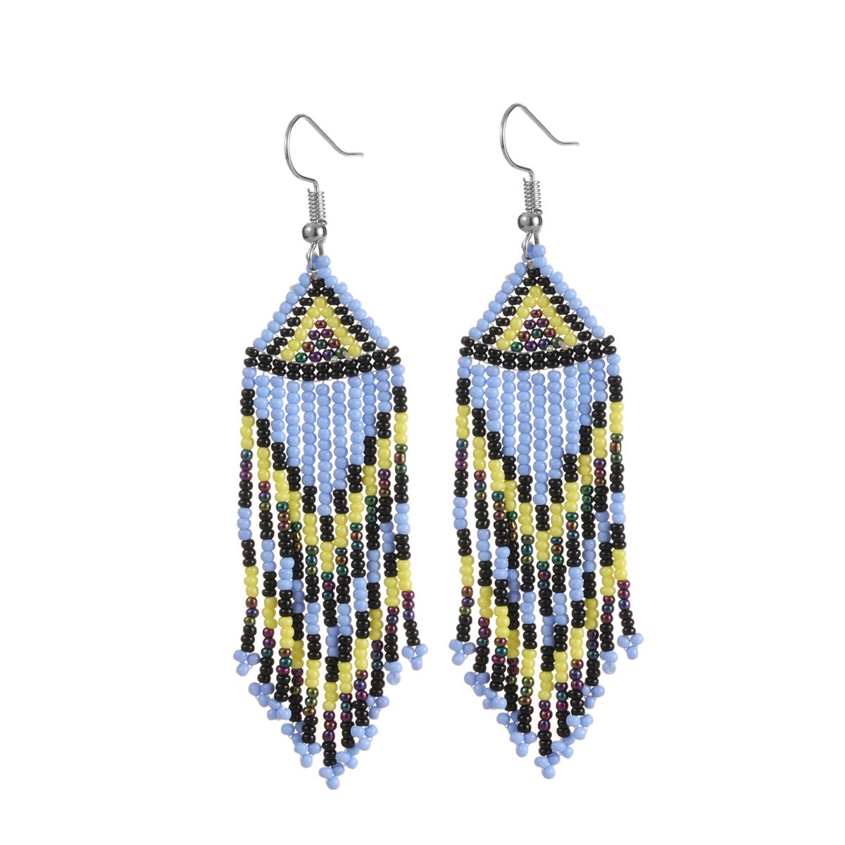 Wholesale Colorful Rice Beads Tassel Earrings