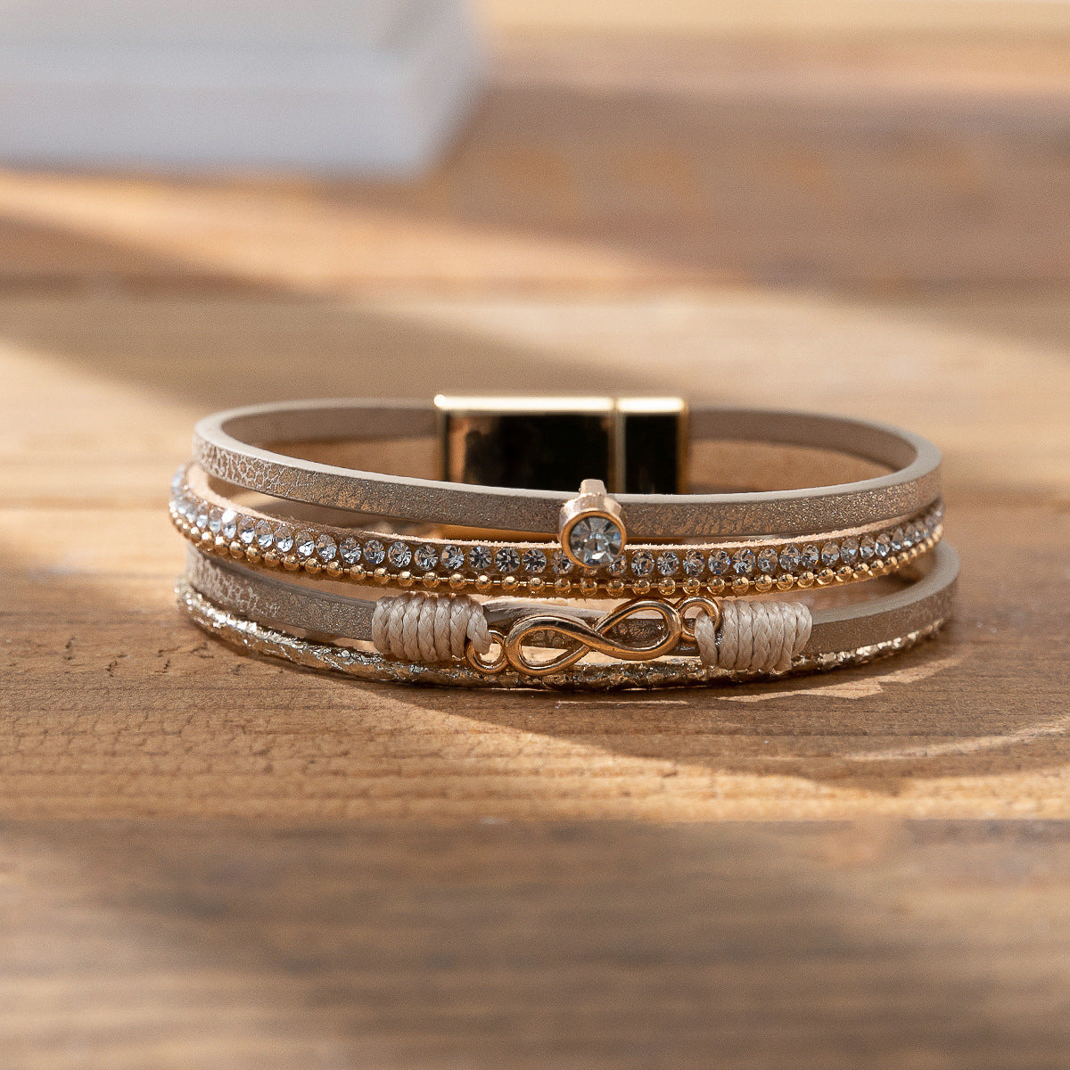 Wholesale Punk style Layered Bracelet Set