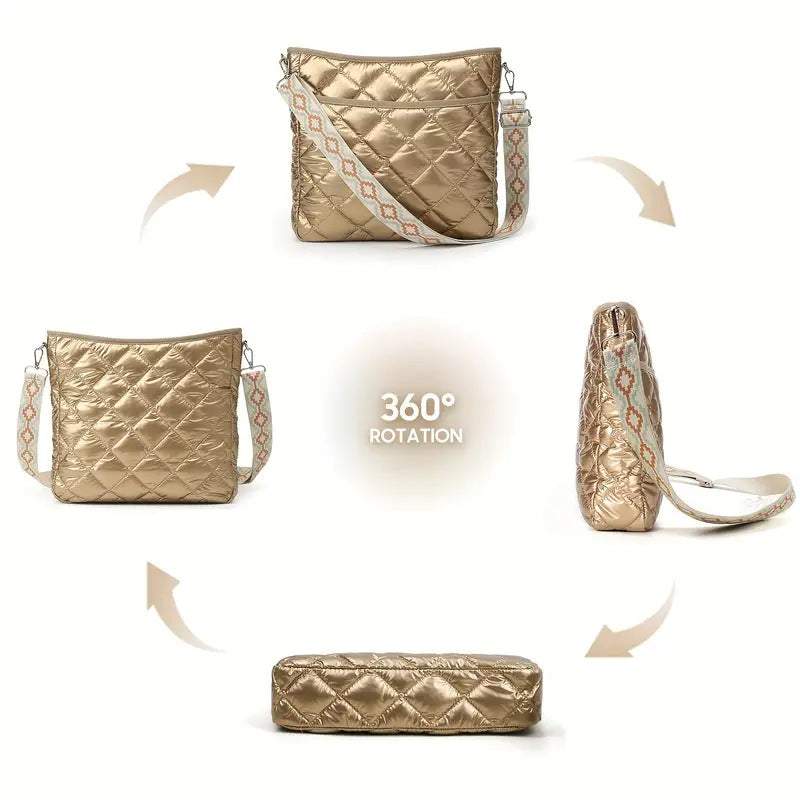 Wholesale Silk Cotton Down Jacket Nylon Outdoor Waterproof Multifunctional Shoulder Bags