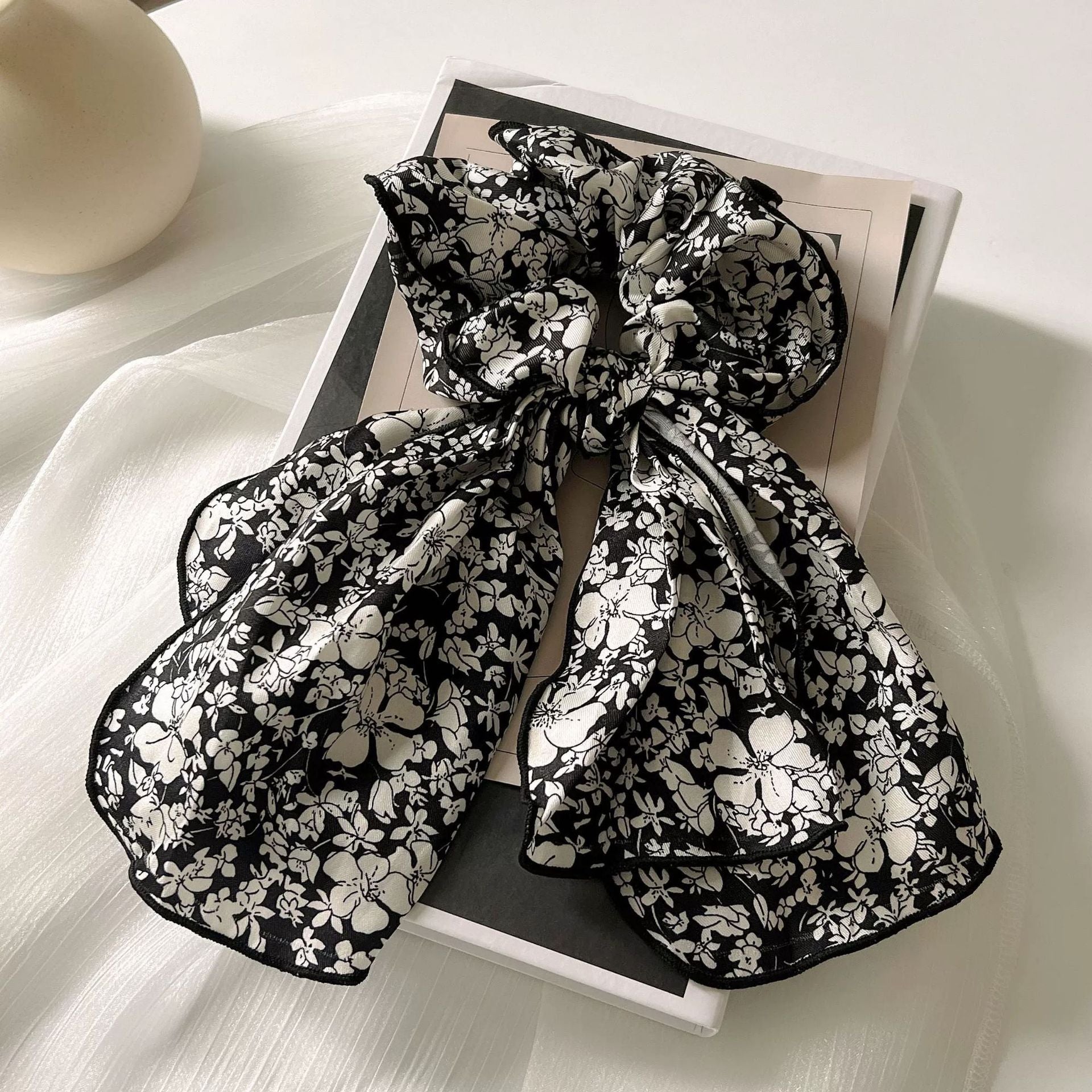 Wholesale Ink painting retro ribbon bow hairband