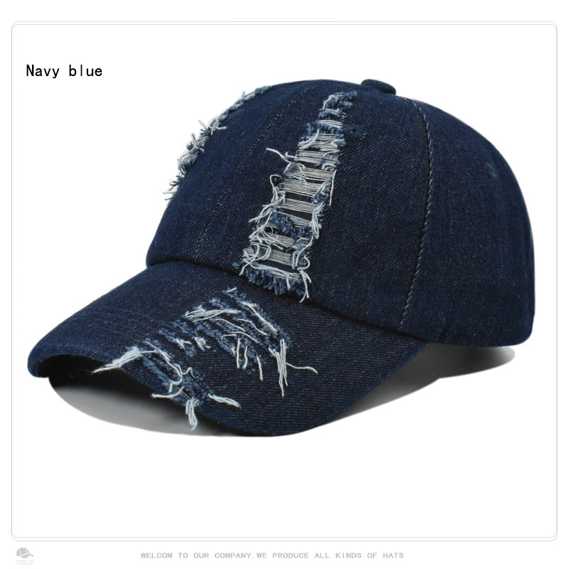 Wholesale Unique Fashionable Washed Denim Baseball Cap
