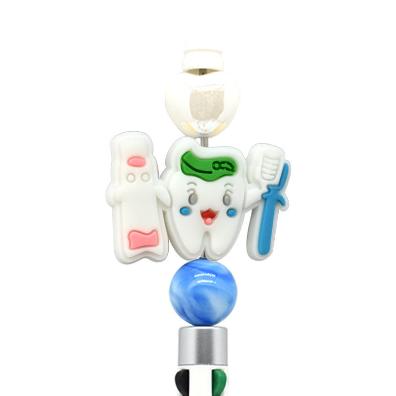 Wholesale Random 100pcs/pack  Medical Cartoon Beads Focal Beads