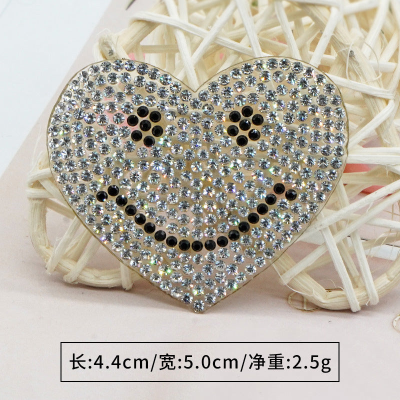 Wholesale 10pcs Hot diamond bear perfume bottle rhinestone DIY Patches