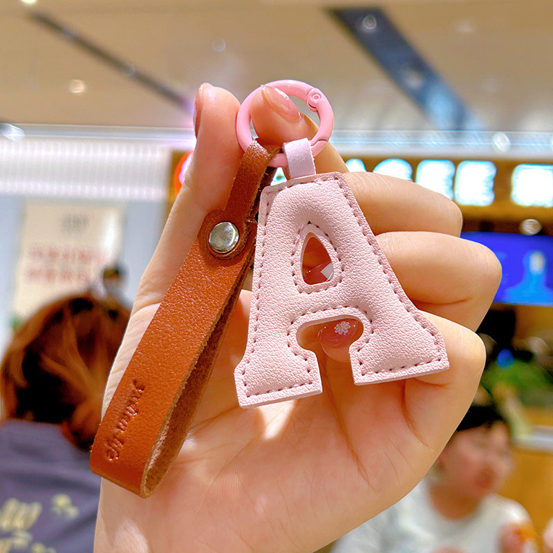 Wholesale Leather Keychains With English Letters
