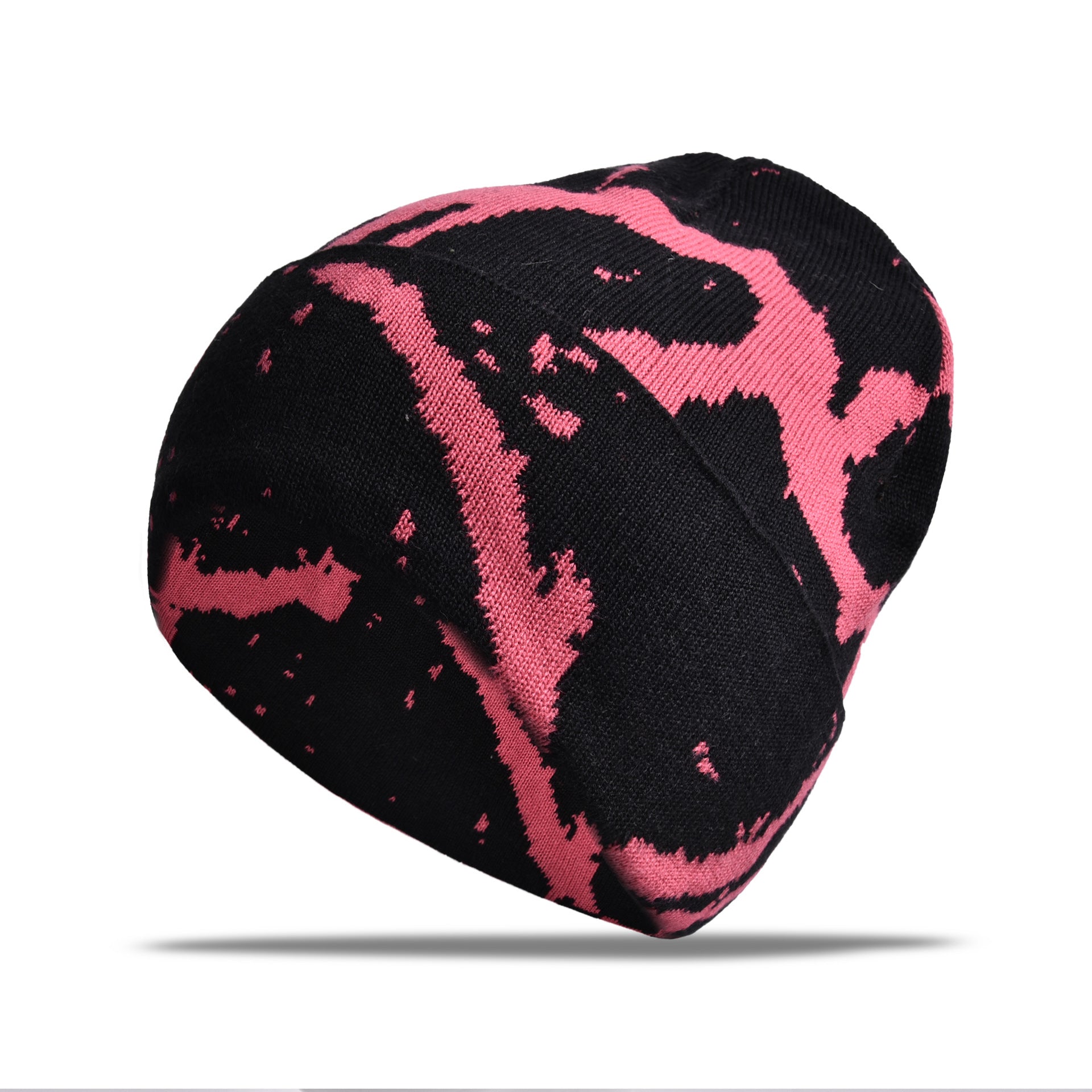 Wholesale Double-sided Jacquard Lettering Embroidered Knitted Cold Hat