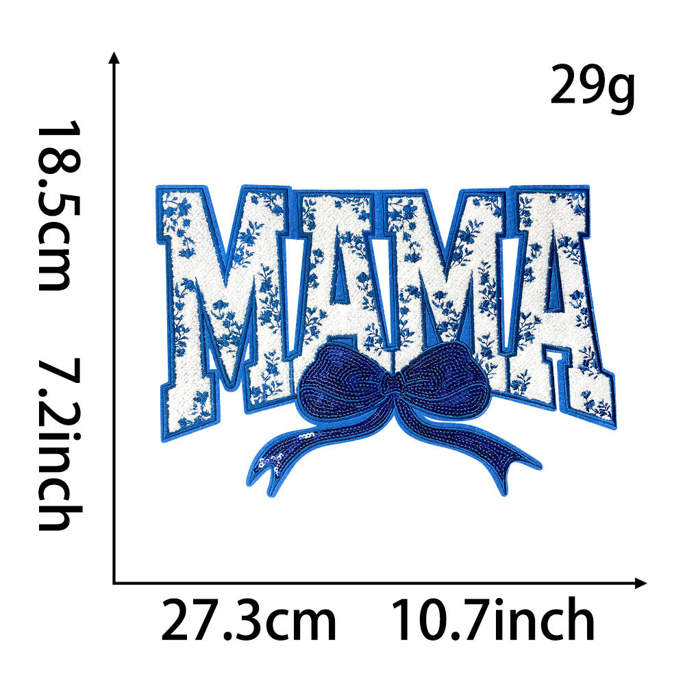 Wholesale 28Cm Towel Embroidery Patch Be Mine Red Stylish Coat Embellishment Everyday Fashion Accessory