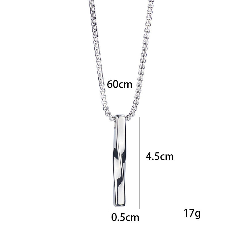 Wholesale Stainless Steel Twisted Punk Necklace