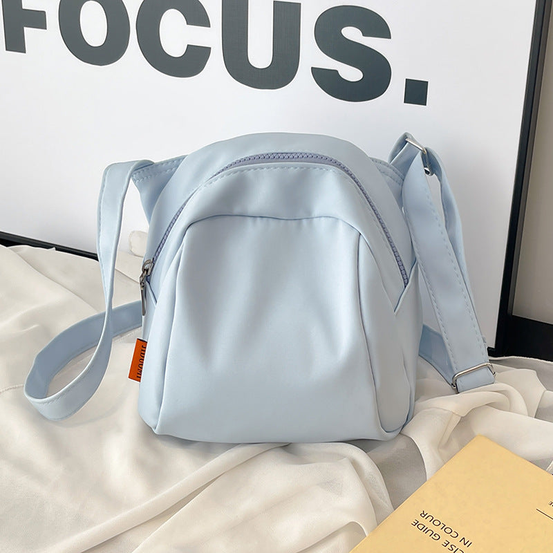 Wholesale Japanese casual crossbody bag solid color shoulder bag