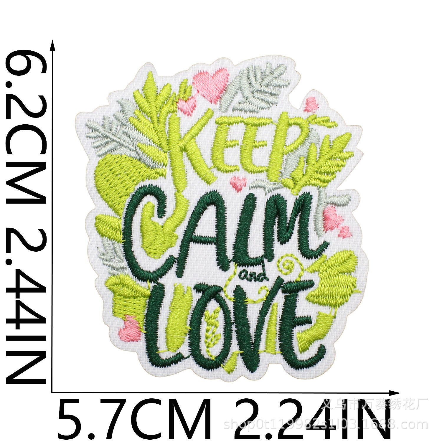 Wholesale Inspirational Embroidered Patch Alphabet Motto Clothing Decorative Accent For Resale