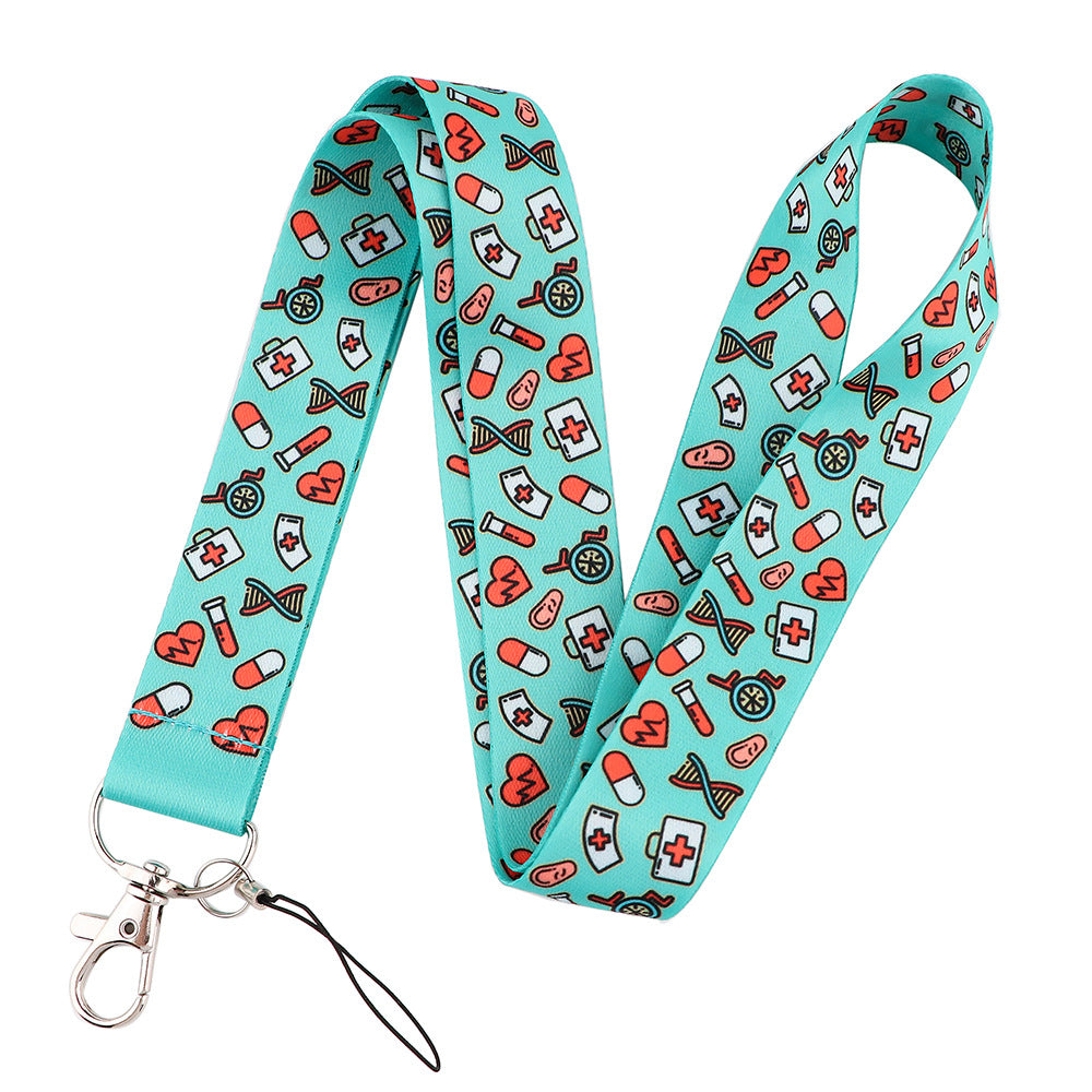 Wholesale Cartoon Doctor Series Phone Lanyard Keychains