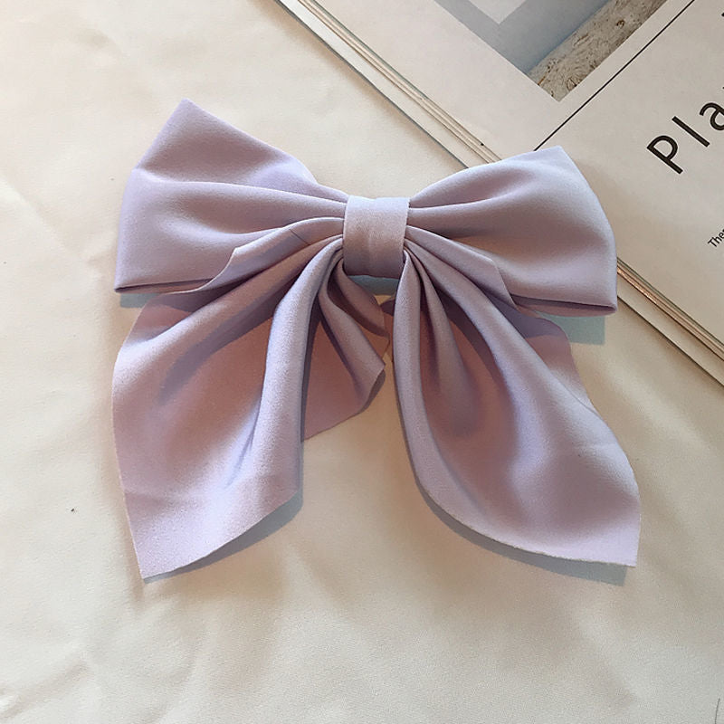 Wholesale Wholesale solid color temperament college style bow hairpin