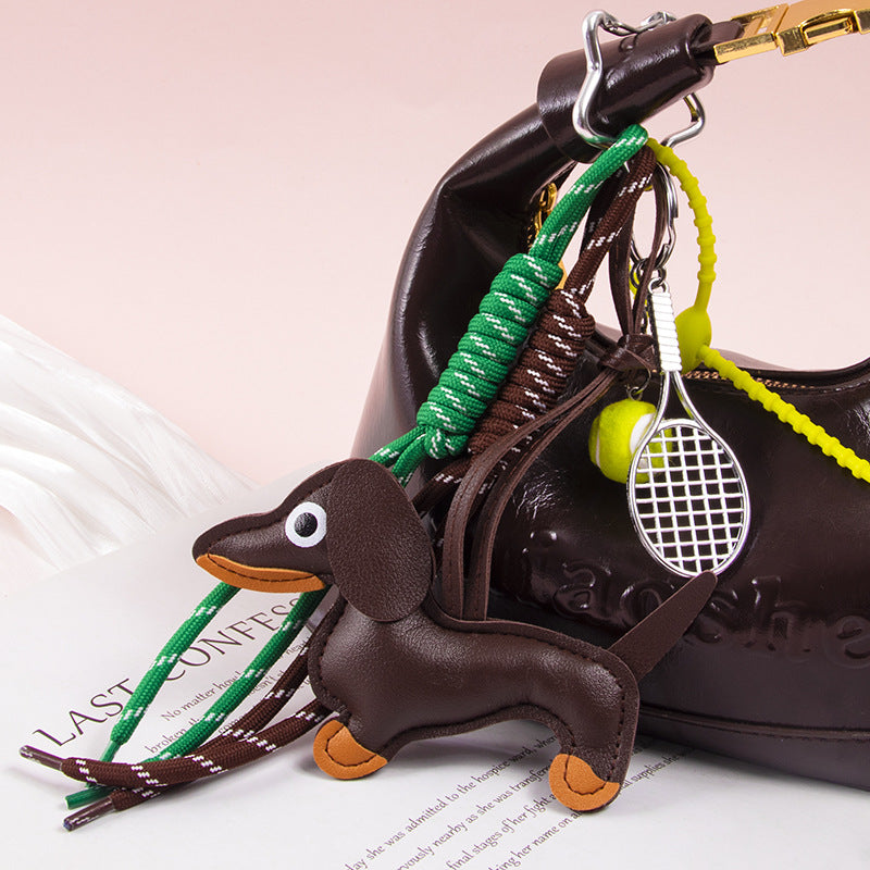 Wholesale Puppy bag keychain pendant