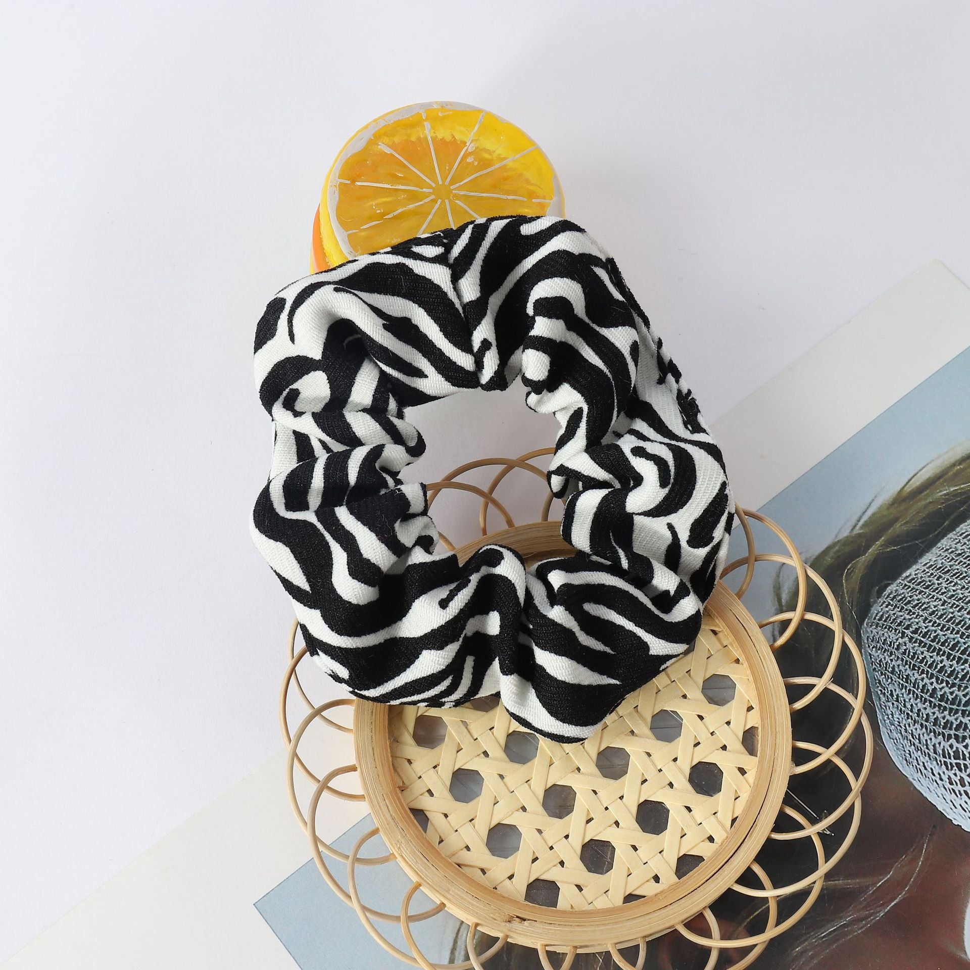 Tela al por mayor corbata de cabello de intestino