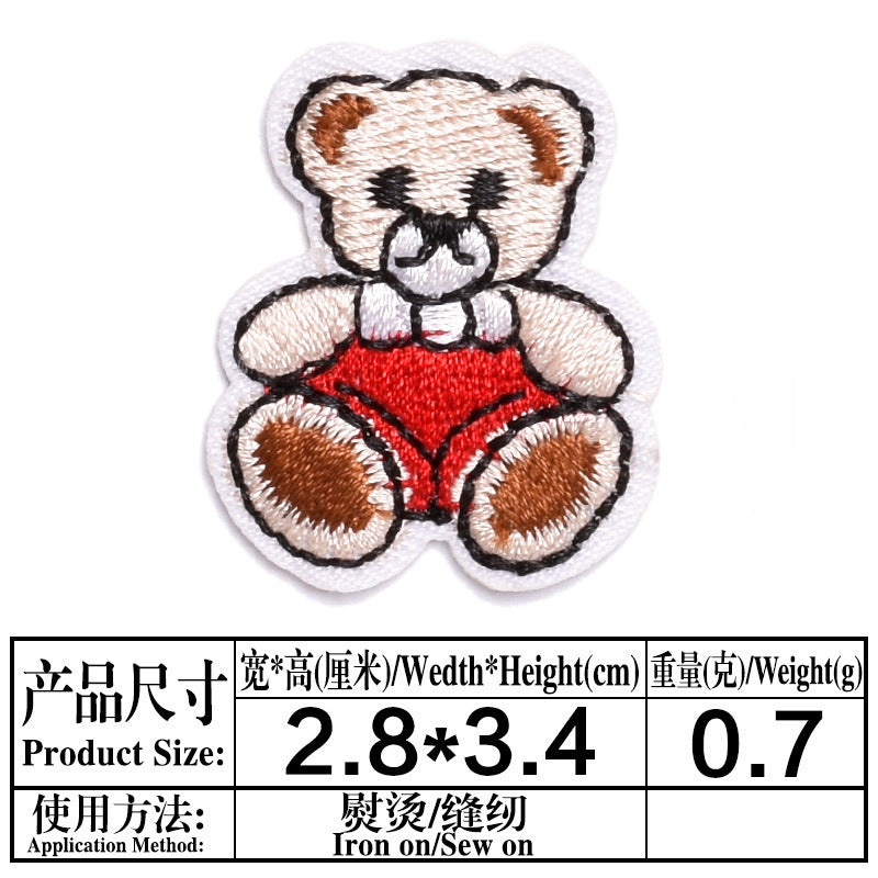 Wholesale Stylish Cartoon Embroidered Patches Floral Banana Letter Designs For Coats Decorative Craft Supply Gift