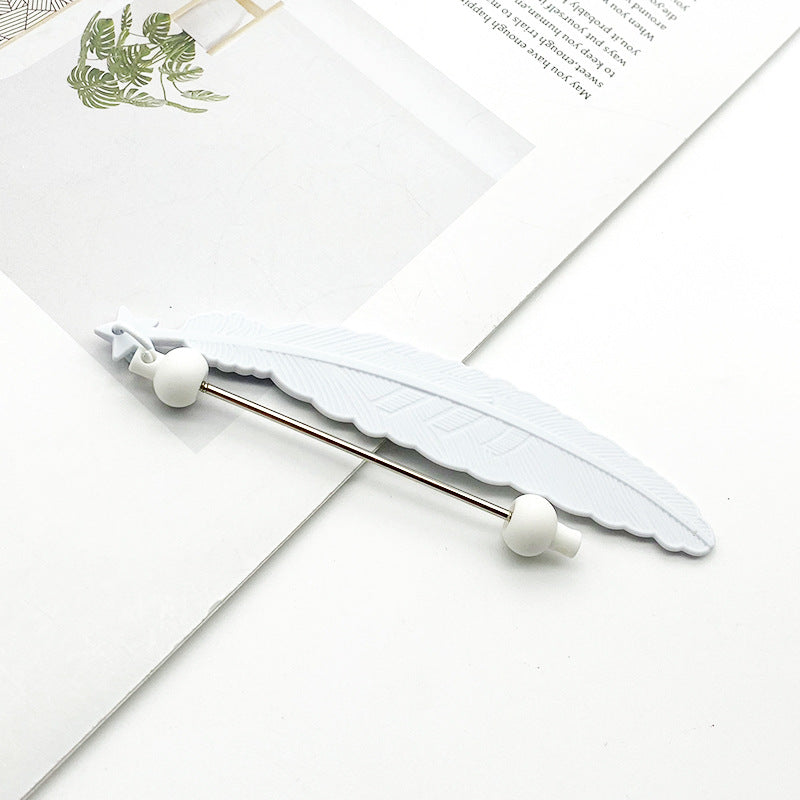 Wholesale New Leaf Shaped Candy Colored DIY Beadable Pens