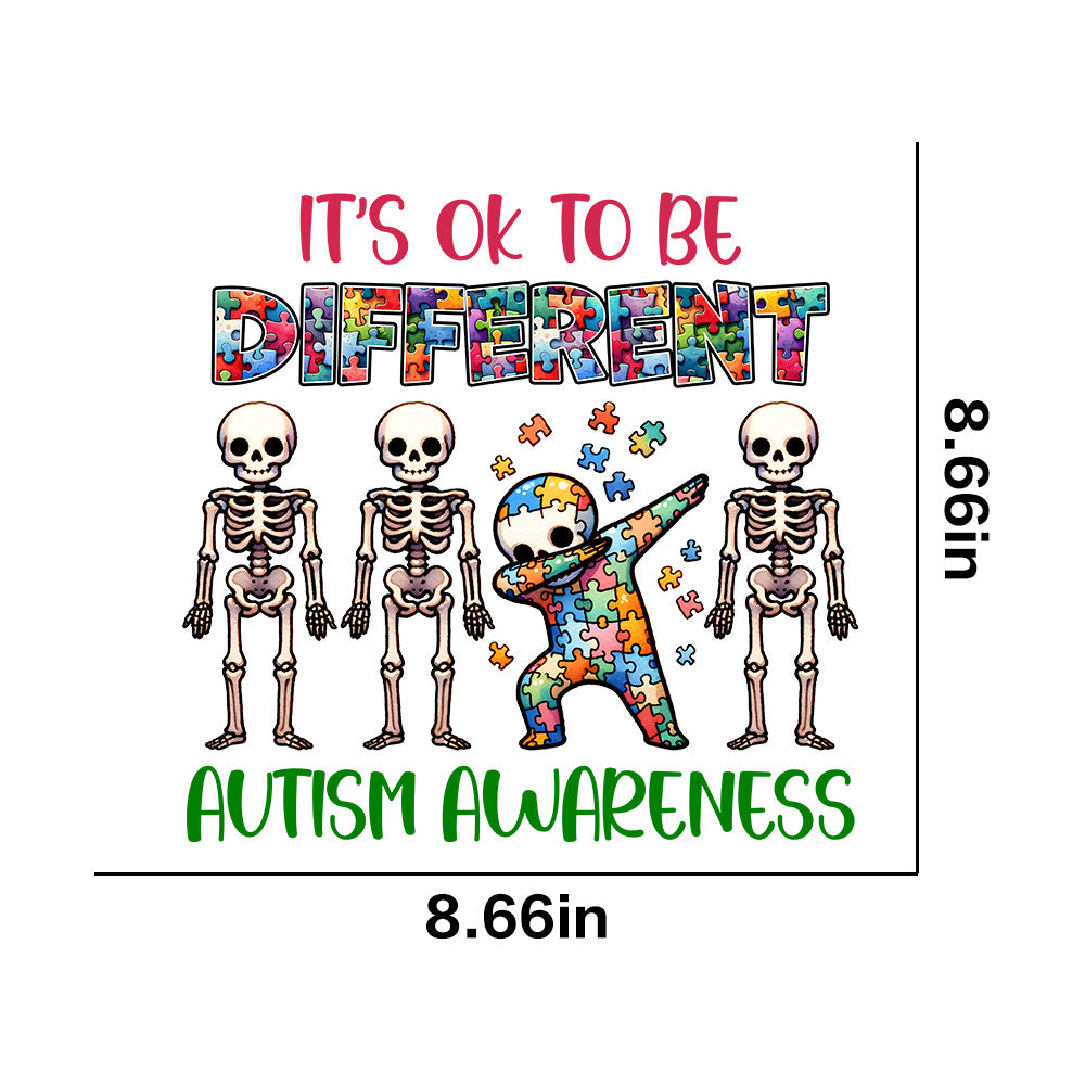 Wholesale Autism Pattern Series UV DTF Ready to Press Transfers Wrap