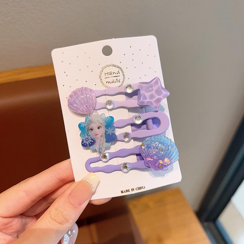 Wholesale 3-piece Set Anime Cute Princess Children's Side Cartoon Hairpin