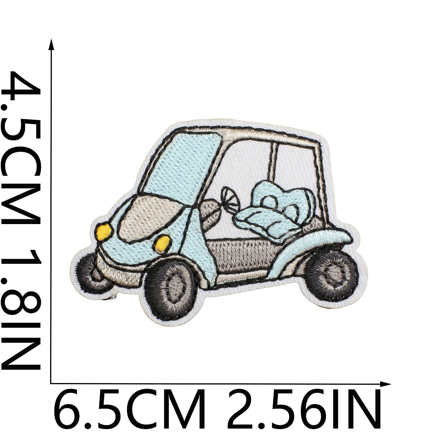 Wholesale Chic Golf Club Embroidered Patch Polyester Clothing Decorative Accent Casual Everyday Use