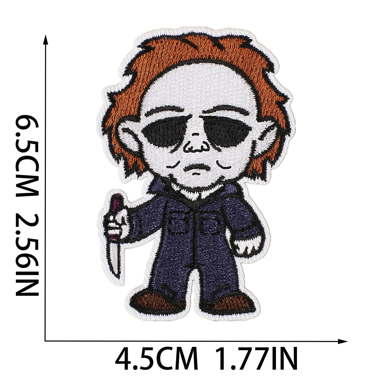 Wholesale  Cartoon Ghost Embroidery Patch Polyester Decorative Accent For Bags Clothing DIY Craft Resale