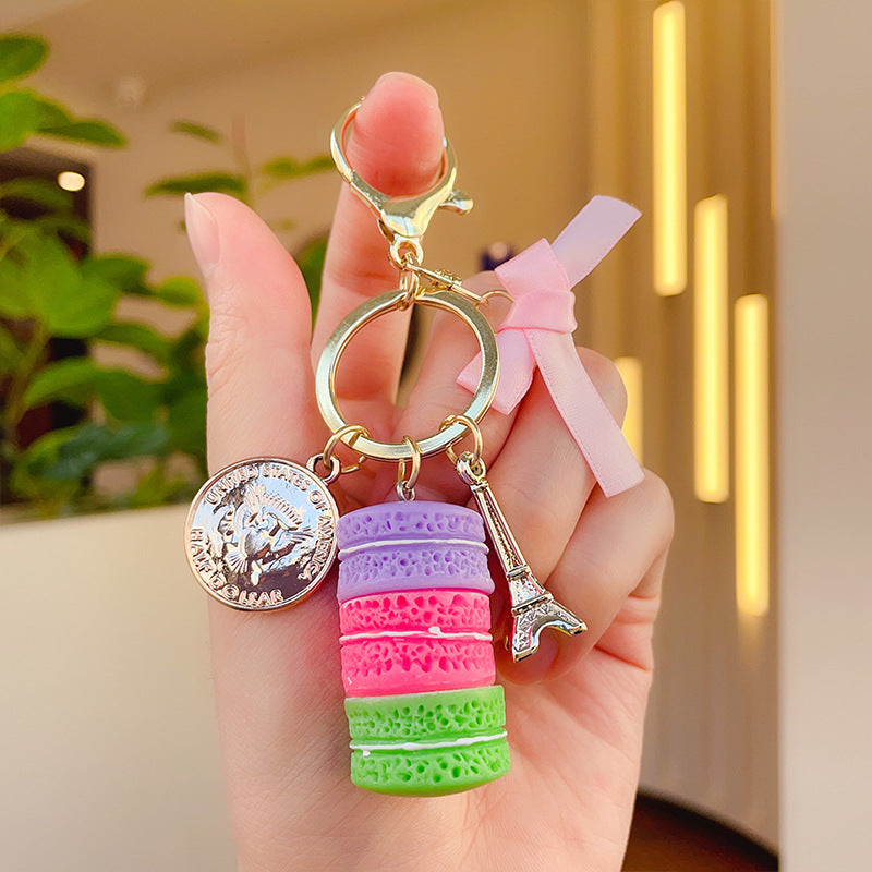 Wholesale Macaron Cute Resin Keychain