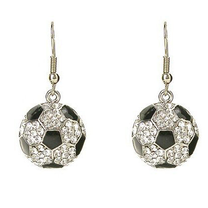 Wholesale Fashion Classic Rhinestone Baseball Basketball Football Pendant Earrings