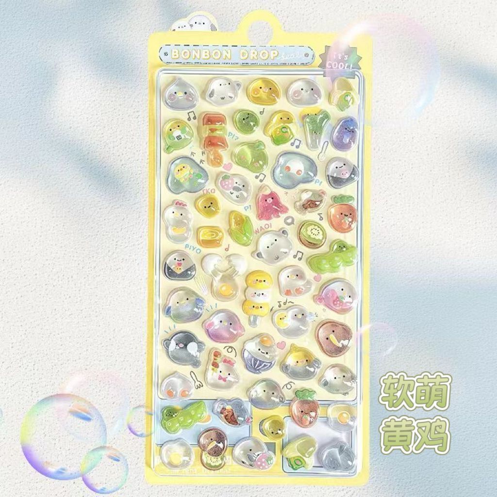 Wholesale Ocean Planet Cartoon Cute Animal 3D Stickers OLY Exclusive
