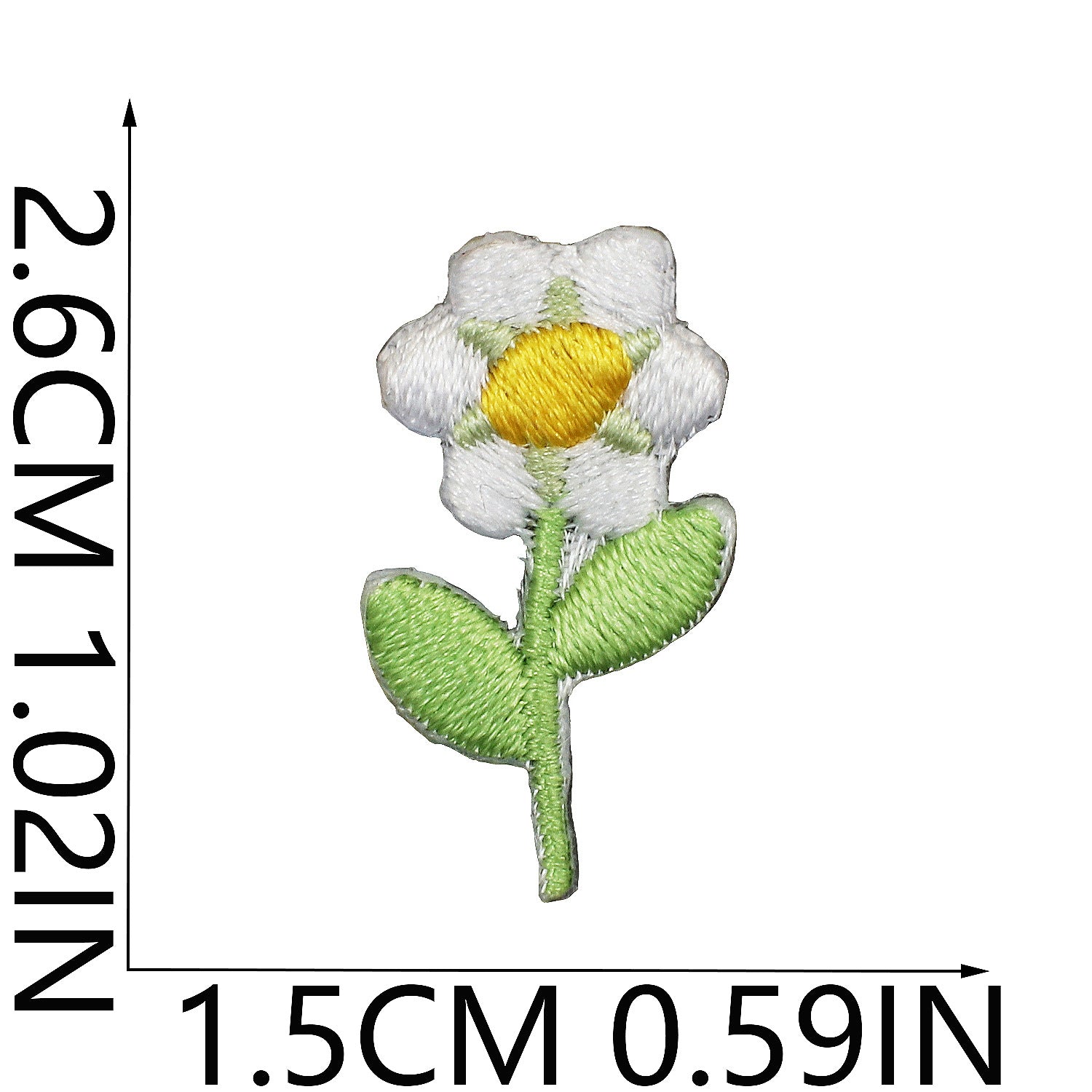 Wholesale Ginkgo Leaf Carnation Lily Rose Embroidery DIY Patches