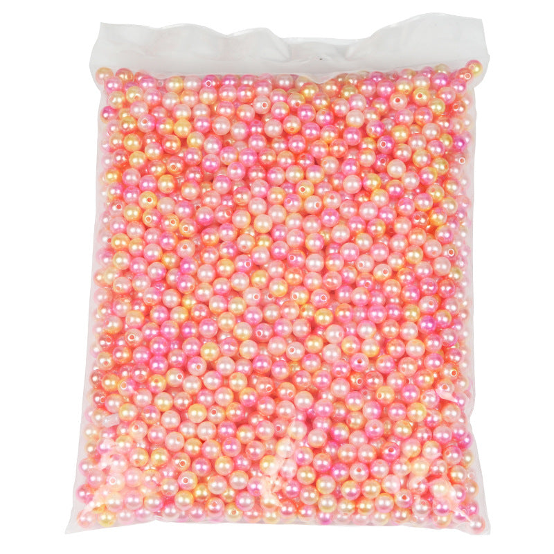 Wholesale 10mm Dual Color Gradient Beads ABS Imitation Pearl DIY Bead Accessories