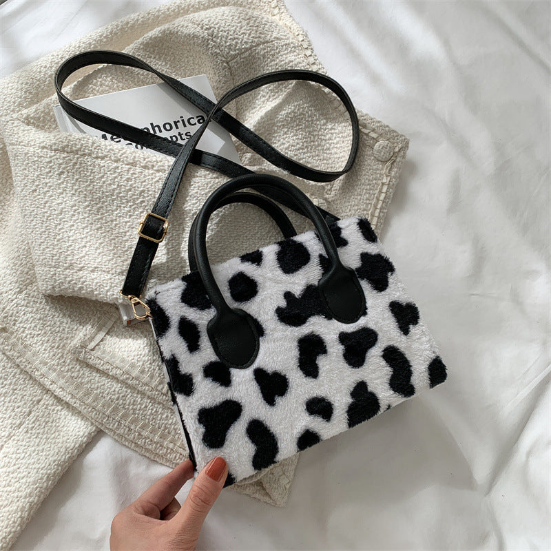 Wholesale Cow Print Leopard Print Hand Shoulder Bag Crossbody Bag