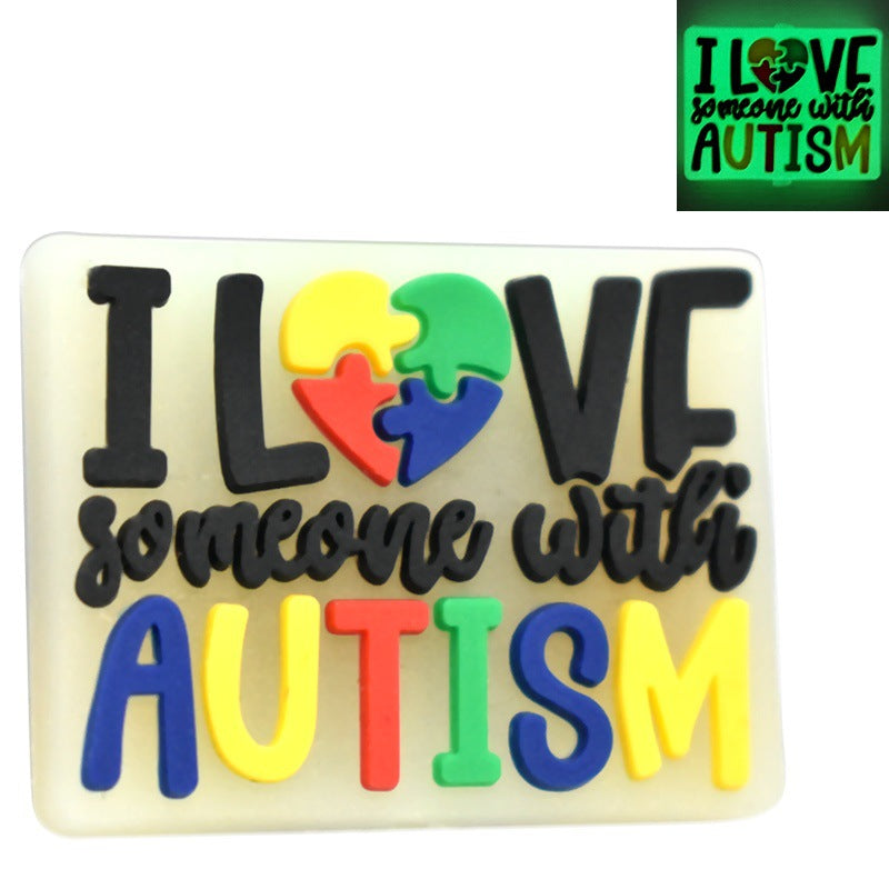 Wholesale Random 100pcs/pack  Glow-in-the-dark cartoon multi-functional beaded   Focal Beads