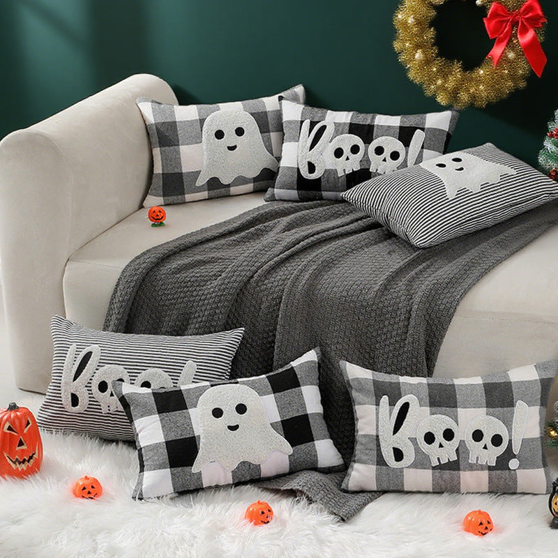 Wholesale  Plaid Ghost Pillowcase
