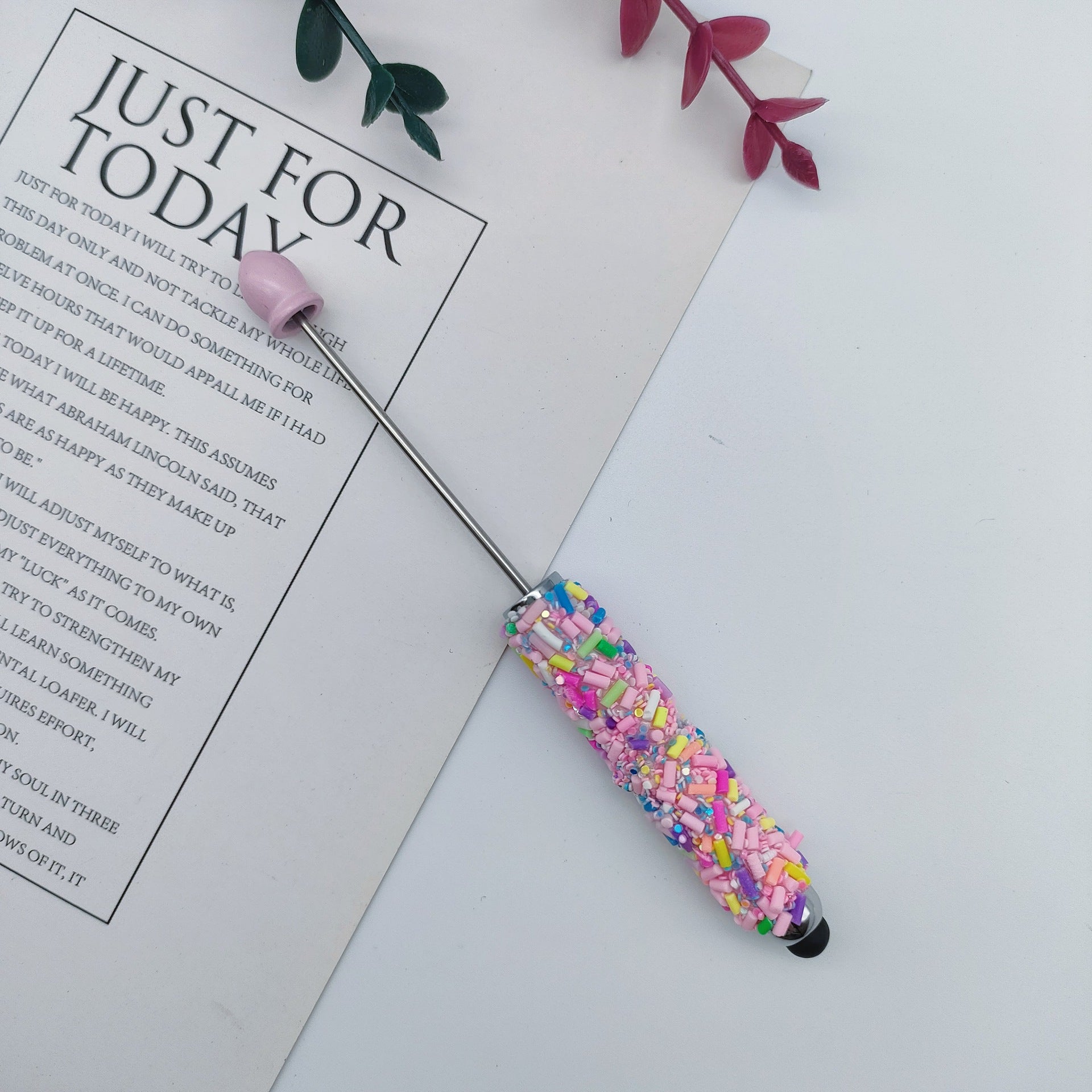 Wholesale Colorful Sugar Capsules Touch Screen Beadable  Pen