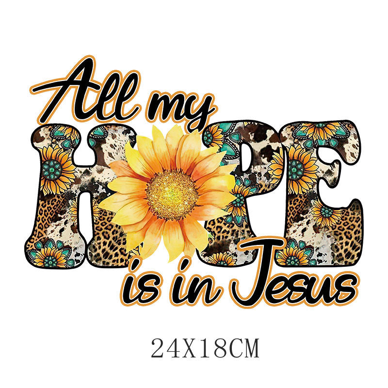 Wholesale Sunflower heat transfer printing UV DTF Ready to Press Transfers Wraps