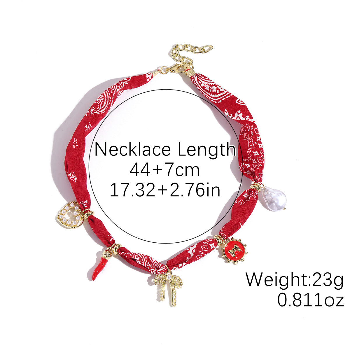 Wholesale  Summer Pearl Silk Pendant Necklace