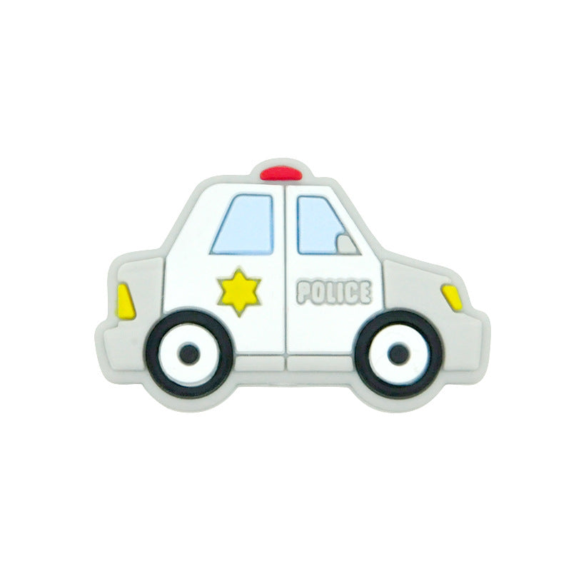 Cuentas de silicona de forma al por mayor 100pcs de la policía de la policía