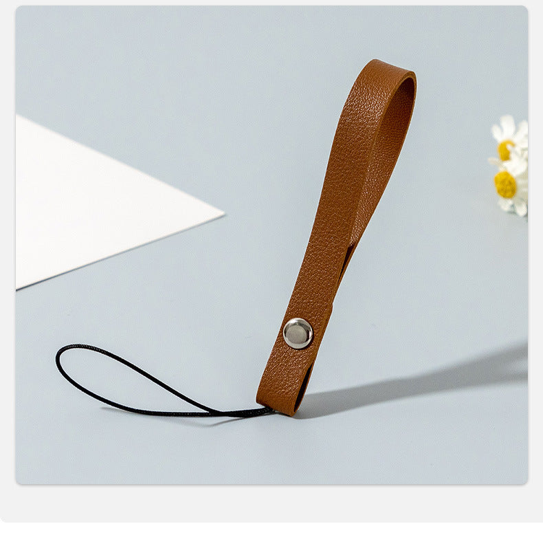 Wholesale Solid Leather PU Pendant Keychain