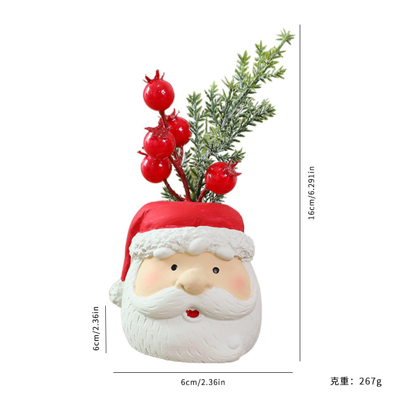 Wholesale  new resin dwarf doll  snowman resin Christmas decoration ornaments