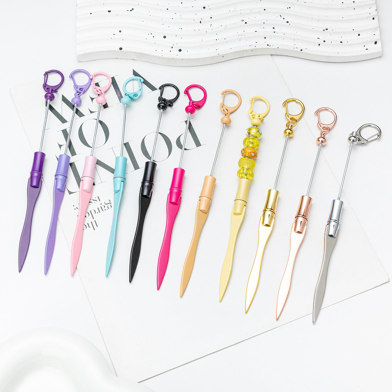 Wholesale Diy Beaded Multifunctional Metal Letter Opener