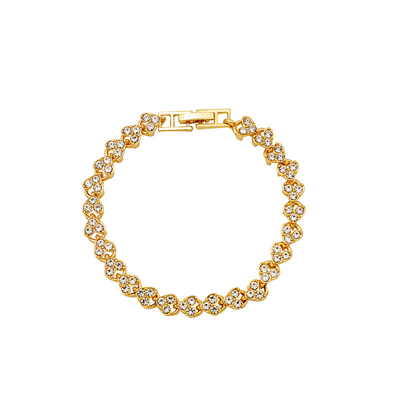 Wholesale Diamond Heart Diamond Bracelet