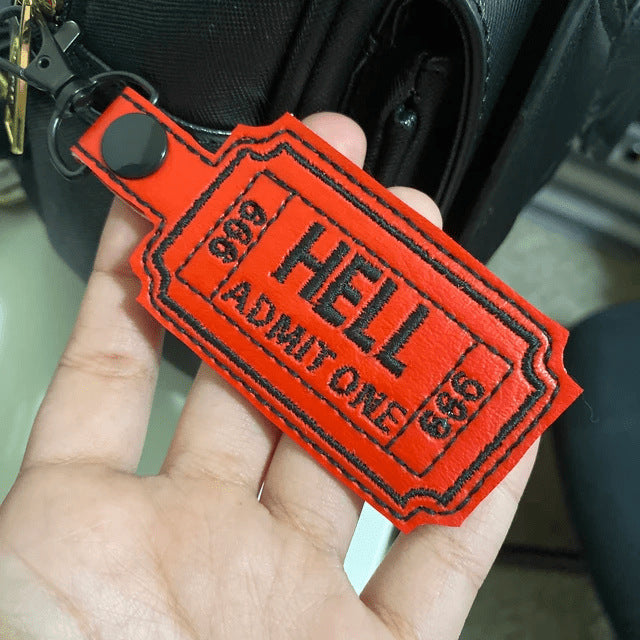Wholesale Leather Tag Keychain