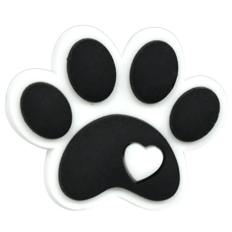 Wholesale Random 100pcs Dog Paw Series Creative Ballpoint Pen Bead Focal Beads