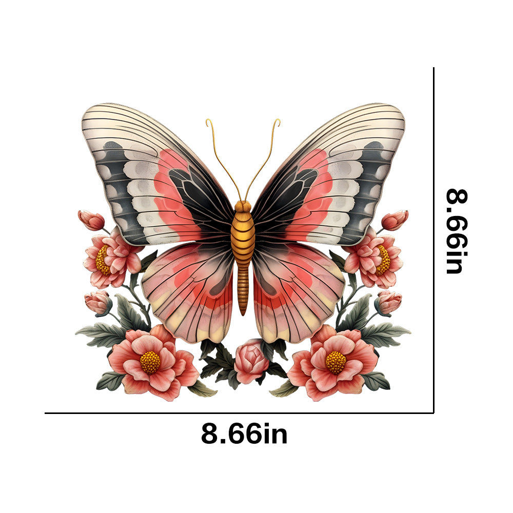 Wholesale Vintage Butterfly  UV DTF Ready to Press Transfers Wraps