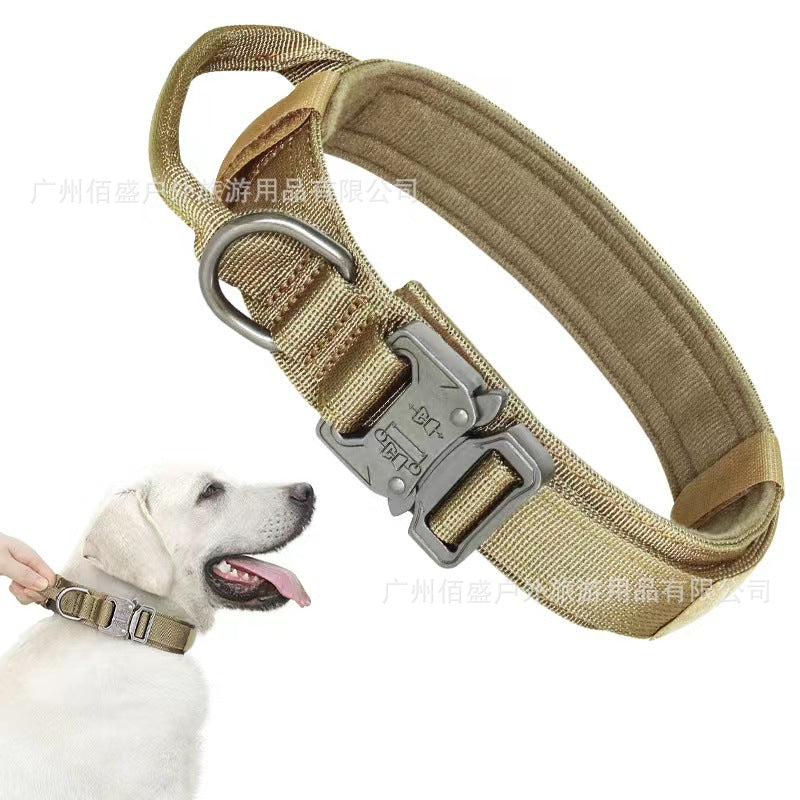 Wholesale Outdoor Nylon Water Repellent Adjustable Tactical Dog Collar