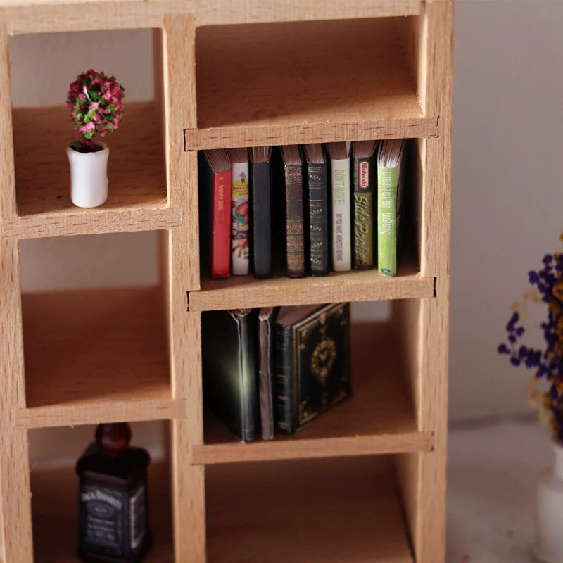 Wholesale 1 12 Miniature Classic Books Set For Dollhouse Study Room Bookshelf Decor Stylish Toy Accessory For Resale