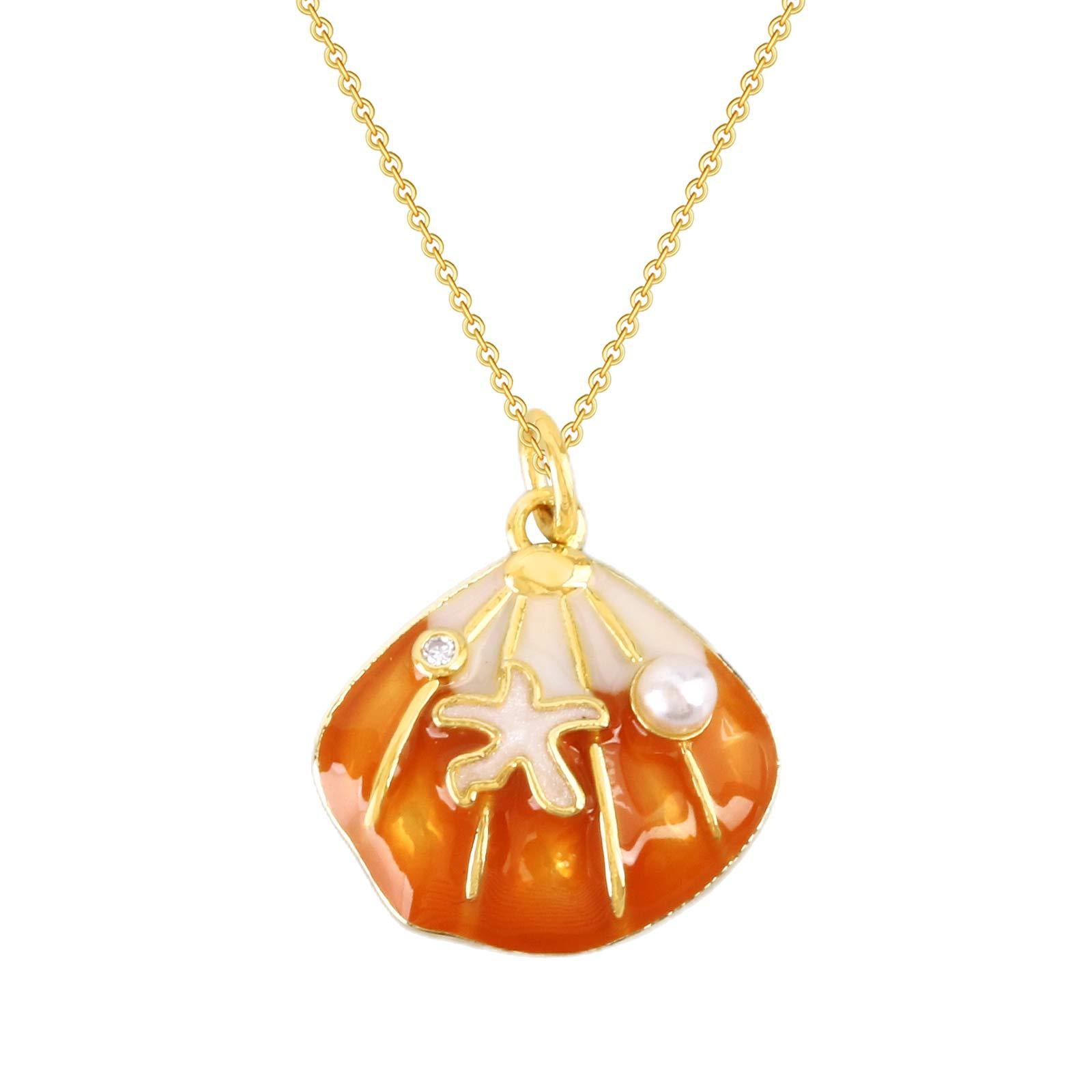 Wholesale Stylish Gold Plated Copper Evil Eye Square Pendant Necklace Jewelry Accessory